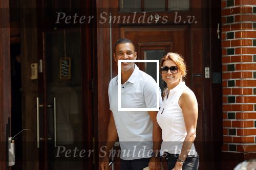 Amsterdam 19 juni 2020
Ruud Gullit met zijn vriendin Karin de Rooy in Amsterdam zuid