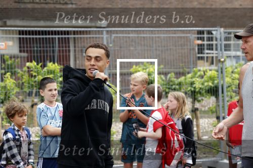 Amsterdam 19 juni 2020
Sergino Dest op bezoek bij een basisschool in Amsterdam zuid.
