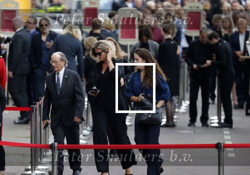 Amsterdam 22 juli 2021
Herdenkingsdienst van Peter R de Vries in Carre . Fons v Westerlo en Martha Riemsma