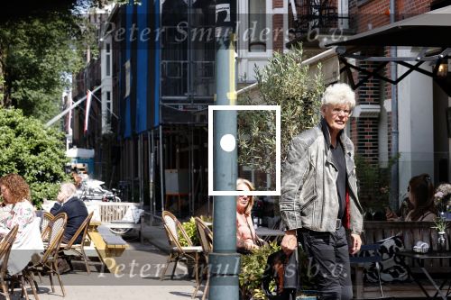 Amsterdam 23 juli 2021
Ad Visser en Sheila de Vries op terras samen in Amsterdam.