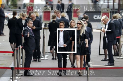 Amsterdam 22 juli 2021
Herdenkingsdienst van Peter R de Vries in Carre . Aran bade en Marjolein Horst