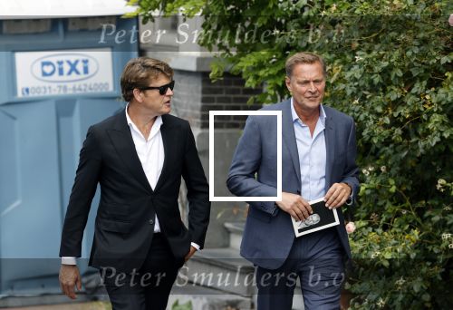 Amsterdam 22 juli 2021
Herdenkingsdienst van Peter R de Vries in Carre . Beau v Erven Dorens en Albert Verlinde