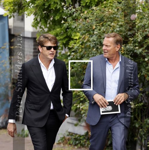Amsterdam 22 juli 2021
Herdenkingsdienst van Peter R de Vries in Carre . Beau v Erven Dorens en Albert Verlinde