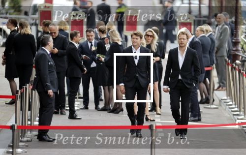 Amsterdam 22 juli 2021
Herdenkingsdienst van Peter R de Vries in Carre . Beau v Erven Dorens en Mark v Eeuwen