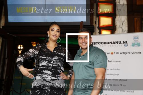 Amsterdam 18 juli 2021
Premiere Meskina in Tuschinski. Bilal Yaklaf met Soundos