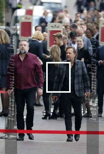 Amsterdam 22 juli 2021
Herdenkingsdienst van Peter R de Vries in Carre . Jeroen Kijk in de Vegte en Carlo Boszhard