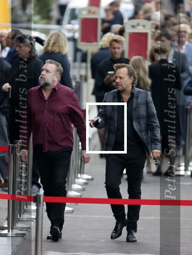 Amsterdam 22 juli 2021
Herdenkingsdienst van Peter R de Vries in Carre . Jeroen Kijk in de Vegte en Carlo Boszhard