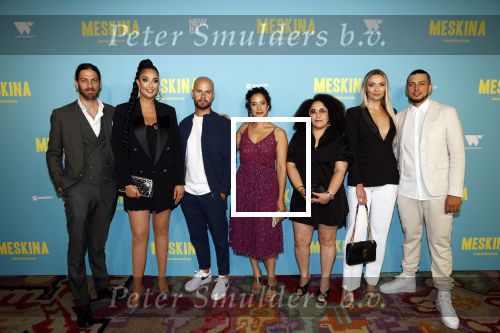 Amsterdam 18 juli 2021
Premiere Meskina in Tuschinski. De cast met oa SoundosVincent banic Oscar Aerts Jouman Fattal Olaf Ait Tami Fadua el Akchaouien Daria Bukvic