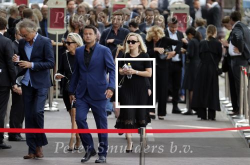 Amsterdam 22 juli 2021
Herdenkingsdienst van Peter R de Vries in Carre . Eva Jinek en haar manager Kristien v Dillen