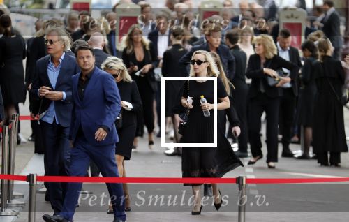 Amsterdam 22 juli 2021
Herdenkingsdienst van Peter R de Vries in Carre . Eva Jinek en haar manager Kristien v Dillen