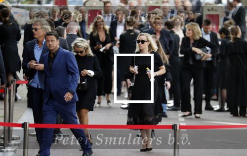 Amsterdam 22 juli 2021
Herdenkingsdienst van Peter R de Vries in Carre . Eva Jinek en haar manager Kristien v Dillen