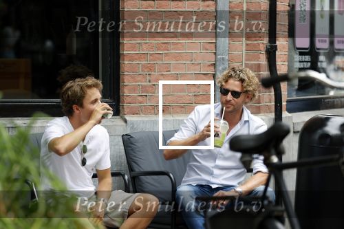 Amsterdam 17 juni 2021
Ewout Gernemans met zijn partner bij Joe & the juice