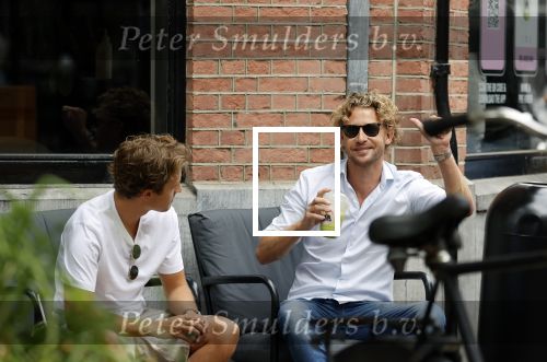 Amsterdam 17 juni 2021
Ewout Gernemans met zijn partner bij Joe & the juice