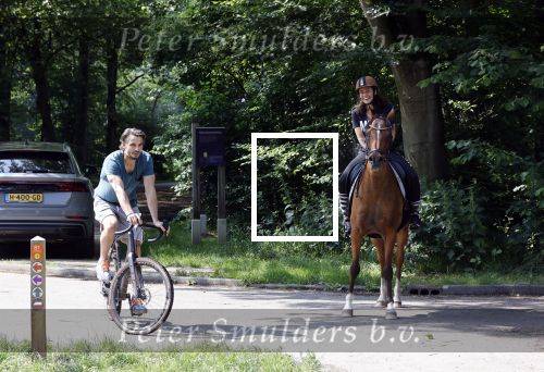 Amsterdamse Bos 26 juni 2021
Fajah Lourens en haar nieuwe vriend Bart Hondebrink in het Amsterdamse bos. Fajah te paard en Bart op een mountainbike