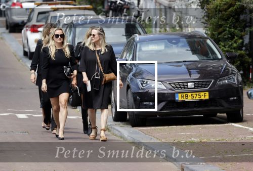 Amsterdam 22 juli 2021
Herdenkingsdienst van Peter R de Vries in Carre . Fatima Moreiro de Melo en haar visasiste Selke