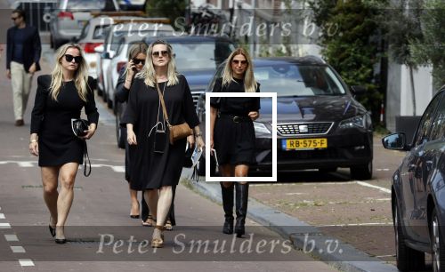 Amsterdam 22 juli 2021
Herdenkingsdienst van Peter R de Vries in Carre . Fatima Moreiro de Melo en haar visasiste Selke