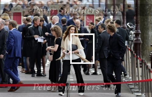 Amsterdam 22 juli 2021
Herdenkingsdienst van Peter R de Vries in Carre . Georgette Schlick en Ewout Genemans