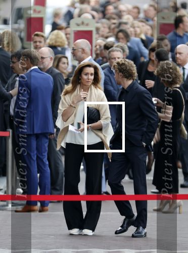 Amsterdam 22 juli 2021
Herdenkingsdienst van Peter R de Vries in Carre . Georgette Schlick en Ewout Genemans