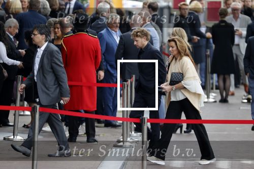 Amsterdam 22 juli 2021
Herdenkingsdienst van Peter R de Vries in Carre . Georgette Schlick en Ewout Genemans