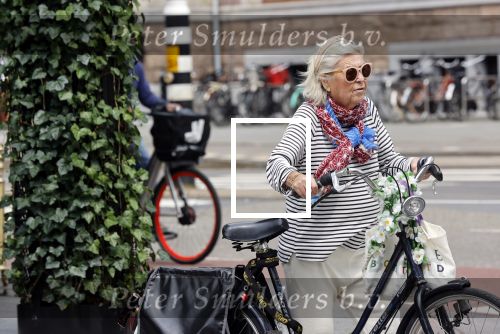 Amsterdam 12 juli 2021
Herman Krabbe op de fiets in Amsterdam zuid