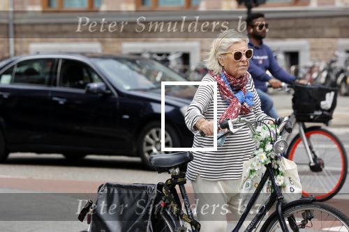 Amsterdam 12 juli 2021
Herman Krabbe op de fiets in Amsterdam zuid