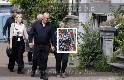 Amsterdam 22 juli 2021
Herdenkingsdienst van Peter R de Vries in Carre . Herman en Anja Dubois