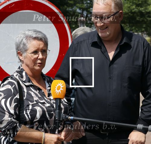 Amsterdam 22 juli 2021
Herdenkingsdienst van Peter R de Vries in Carre . Herman en Anja Dubois