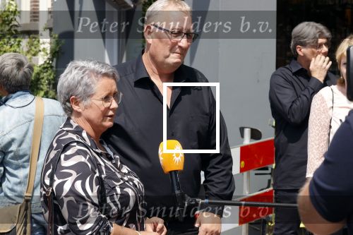 Amsterdam 22 juli 2021
Herdenkingsdienst van Peter R de Vries in Carre . Herman en Anja Dubois