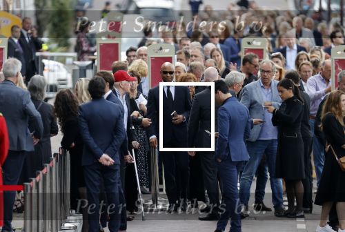 Amsterdam 22 juli 2021
Herdenkingsdienst van Peter R de Vries in Carre . Humberto Tan met zijn vrouw