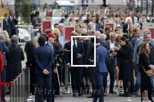 Amsterdam 22 juli 2021
Herdenkingsdienst van Peter R de Vries in Carre . Humberto Tan met zijn vrouw