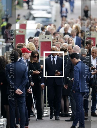 Amsterdam 22 juli 2021
Herdenkingsdienst van Peter R de Vries in Carre . Humberto Tan met zijn vrouw