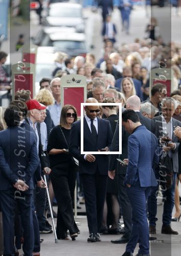 Amsterdam 22 juli 2021
Herdenkingsdienst van Peter R de Vries in Carre . Humberto Tan met zijn vrouw