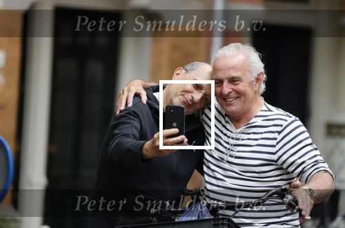 Amsterdam 24 juli 2021
Huub Stapel en Alain Caron in Amsterdam zuid