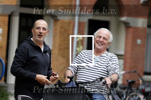 Amsterdam 24 juli 2021
Huub Stapel en Alain Caron in Amsterdam zuid