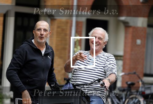 Amsterdam 24 juli 2021
Huub Stapel en Alain Caron in Amsterdam zuid