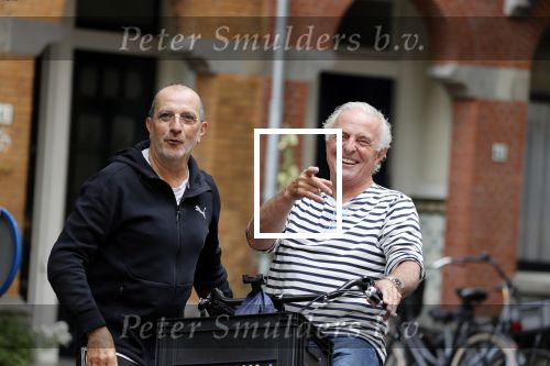 Amsterdam 24 juli 2021
Huub Stapel en Alain Caron in Amsterdam zuid