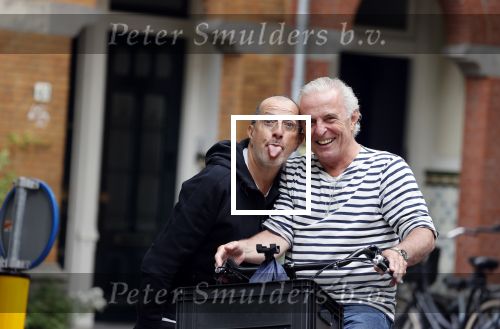 Amsterdam 24 juli 2021
Huub Stapel en Alain Caron in Amsterdam zuid