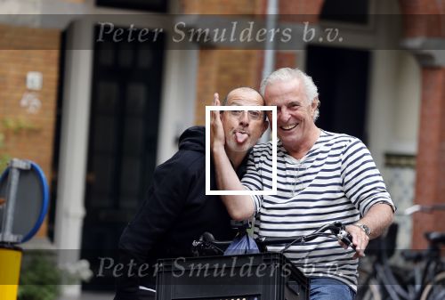 Amsterdam 24 juli 2021
Huub Stapel en Alain Caron in Amsterdam zuid