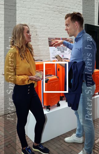 Breda, 25 Juni 2021
Bijeenkomst bij Official Supplier Princess Traveller NOC/NSF 
 Inge de Bruijn in gesprek met Nick Dijkman