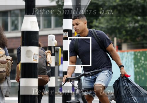 Amsterdam 24 juli 2021
Jeffrey Wammes op zijn electrische v Moof fiets