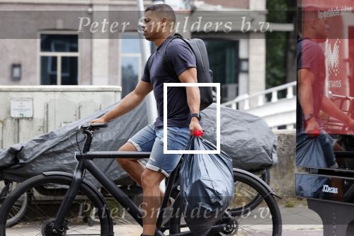 Amsterdam 24 juli 2021
Jeffrey Wammes op zijn electrische v Moof fiets