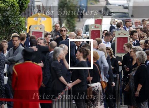 Amsterdam 22 juli 2021
Herdenkingsdienst van Peter R de Vries in Carre . Kees v d Spek met partner