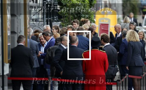 Amsterdam 22 juli 2021
Herdenkingsdienst van Peter R de Vries in Carre . Kees v d Spek met partner