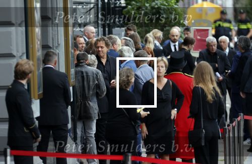 Amsterdam 22 juli 2021
Herdenkingsdienst van Peter R de Vries in Carre . Kees v d Spek met partner