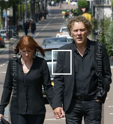 Amsterdam 22 juli 2021
Herdenkingsdienst van Peter R de Vries in Carre . Kees v d Spek met partner
