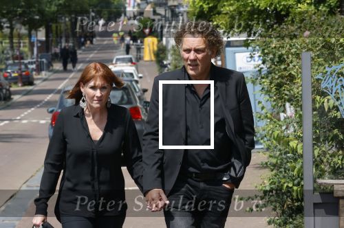 Amsterdam 22 juli 2021
Herdenkingsdienst van Peter R de Vries in Carre . Kees v d Spek met partner