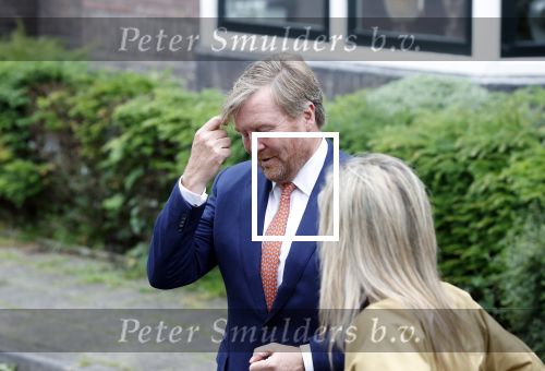 Hilversum 30 juni 2021
Koning Willem Alexander en Koningin Maxima arriveren bij theater Gooiland voor de uitreiking van de appeltjes van Oranje .