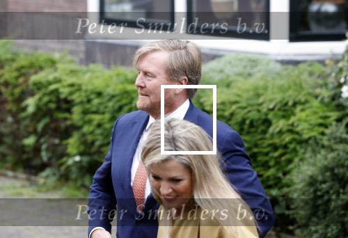 Hilversum 30 juni 2021
Koning Willem Alexander en Koningin Maxima arriveren bij theater Gooiland voor de uitreiking van de appeltjes van Oranje .
