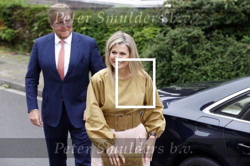 Hilversum 30 juni 2021
Koning Willem Alexander en Koningin Maxima arriveren bij theater Gooiland voor de uitreiking van de appeltjes van Oranje .