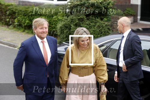 Hilversum 30 juni 2021
Koning Willem Alexander en Koningin Maxima arriveren bij theater Gooiland voor de uitreiking van de appeltjes van Oranje .